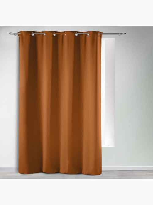Rideau occultant uni à oeillets - Kiabi