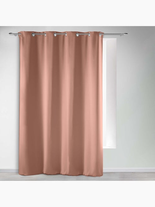 Rideau occultant uni à oeillets - Kiabi