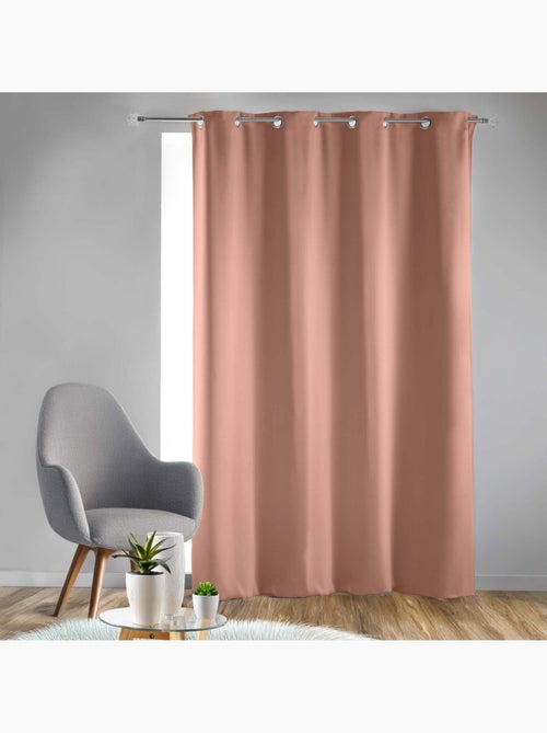 Rideau occultant uni à oeillets - Kiabi