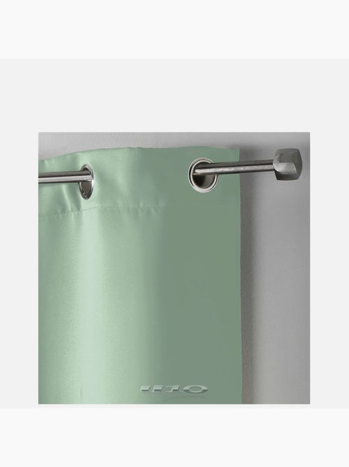 Rideau occultant uni à oeillets - Kiabi