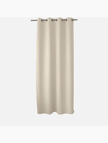 Rideau occultant uni avec 8 œillets
