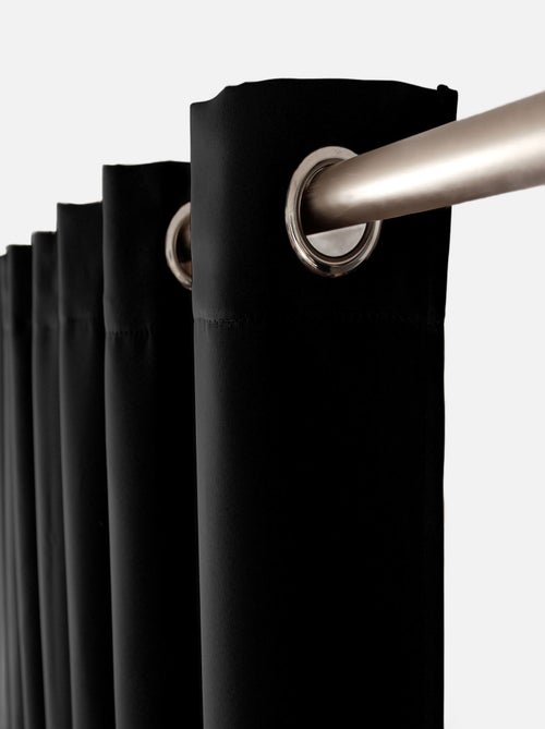 Rideau occultant uni avec 8 œillets - Kiabi