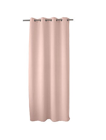 Rideau occultant uni avec 8 œillets