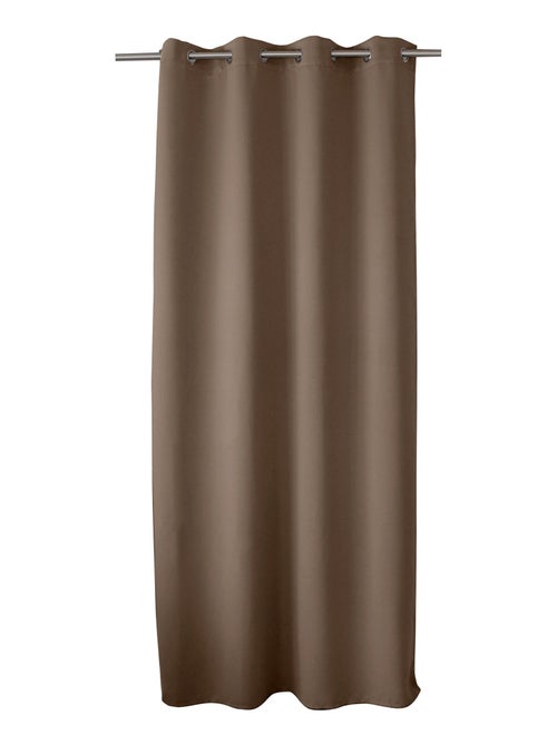 Rideau occultant uni avec 8 œillets - Kiabi
