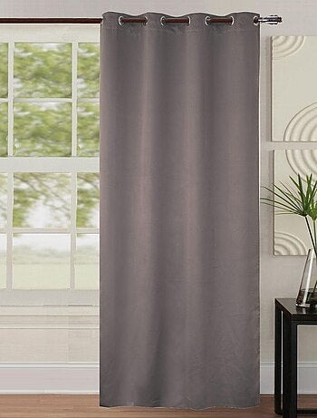 Rideau occultant uni coloré