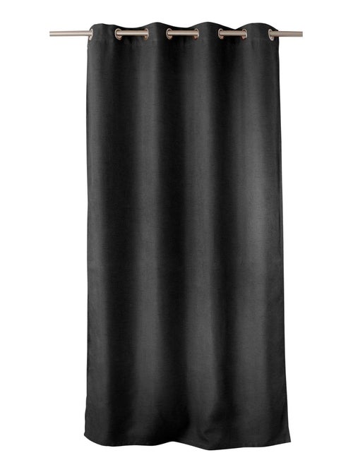 Rideau occultant uni et fileté - Kiabi
