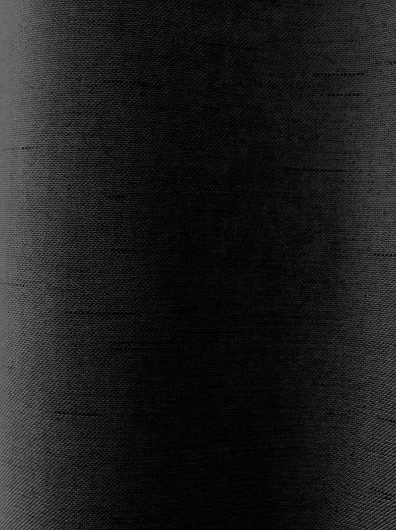 Rideau occultant uni et fileté gris anthracite - Kiabi