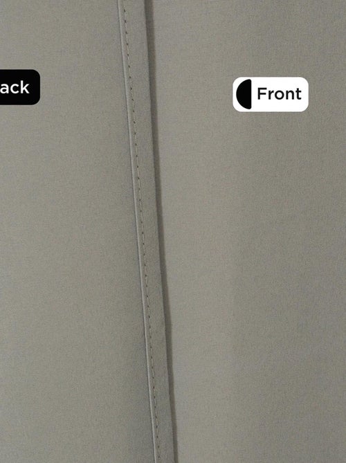 Rideau Occultant, uni sans couture - Prêt à Poser grande Hauteur. - Kiabi