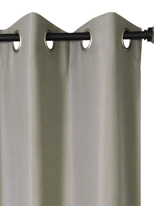 Rideau Occultant, uni sans couture - Prêt à Poser grande Hauteur. - Kiabi