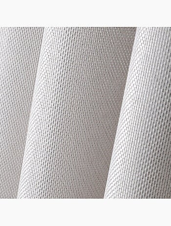 Rideau occultant uni tramé