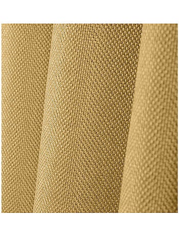 Rideau occultant uni tramé