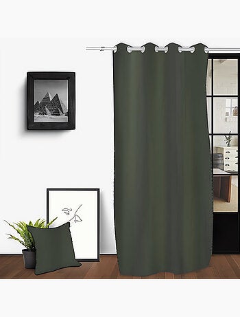 Rideau oeillets en coton lavé 135x250 cm SPIRIT, par Soleil d'Ocre