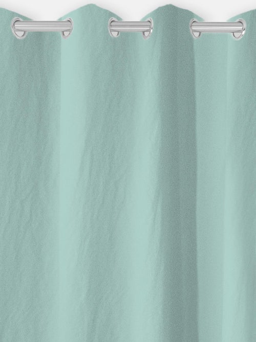 Rideau oeillets en coton lavé 135x250 cm SPIRIT, par Soleil d'Ocre - Kiabi