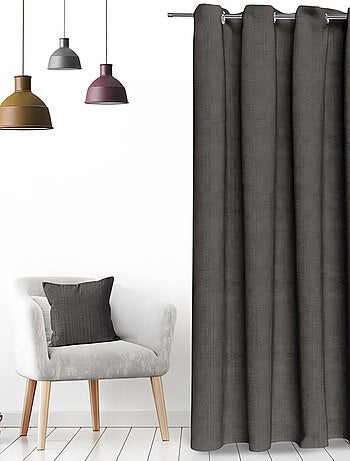 Rideau oeillets en velours VELVET, par Soleil d'ocre