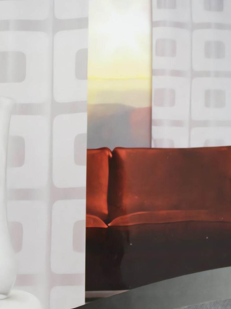 Rideau oeillets SIXTIES anthracite 140x240 cm gris anthracite - Kiabi