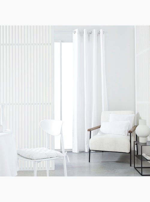 Rideau oeillets uni ESSENTIAL PANAMA - Kiabi