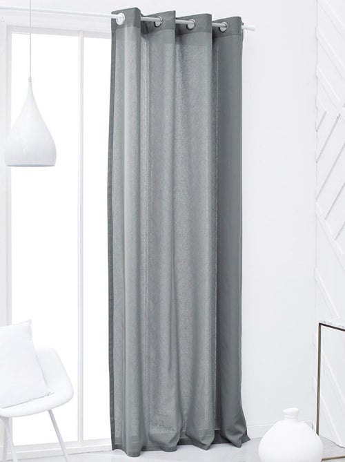 Rideau oeillets uni ESSENTIAL PANAMA - Kiabi