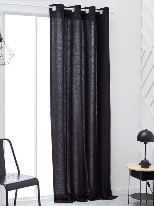 Rideau oeillets uni ESSENTIAL PANAMA - Kiabi