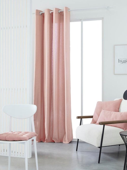 Rideau oeillets uni ESSENTIAL PANAMA - Kiabi