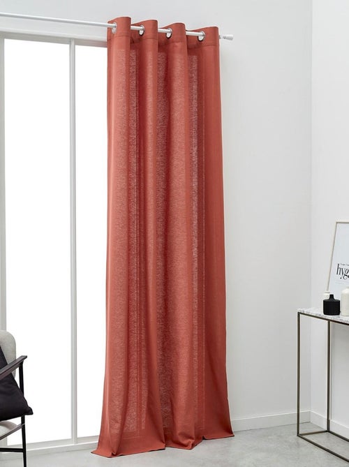 Rideau oeillets uni ESSENTIAL PANAMA - Kiabi
