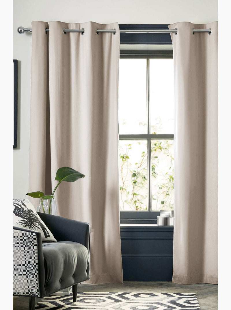 Rideau opacifiant thermique Inuits Noir Gris anthracite - Kiabi