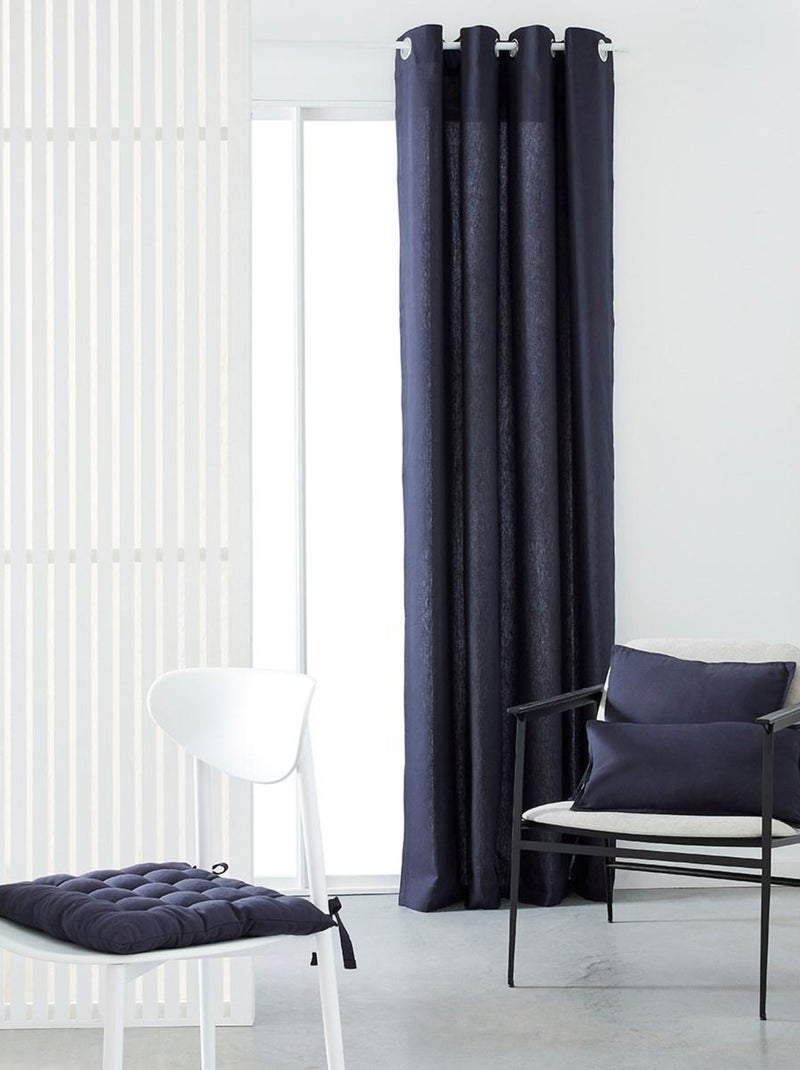 Rideau PANAMA ESSENTIAL Bleu marine - Kiabi