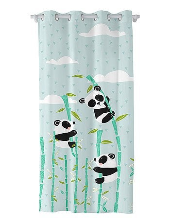 Rideau Panda garden blue "Happyfriday