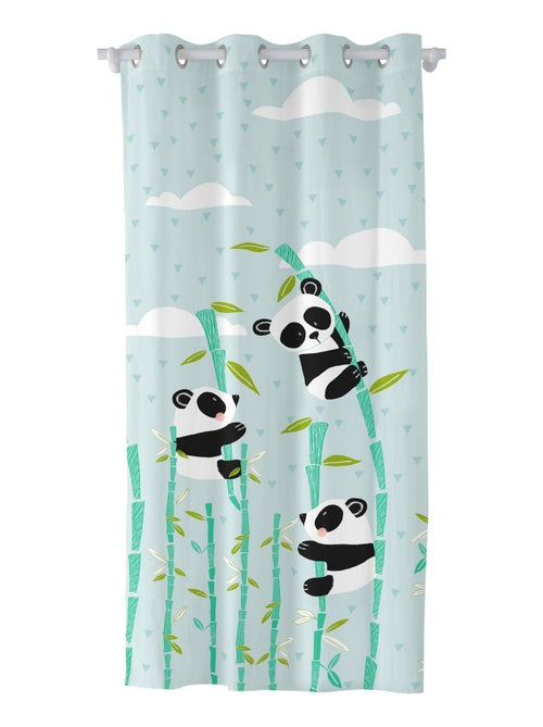 Rideau Panda garden blue "Happyfriday" - Kiabi