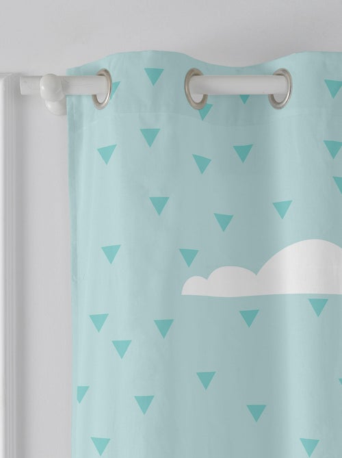 Rideau Panda garden blue "Happyfriday" - Kiabi