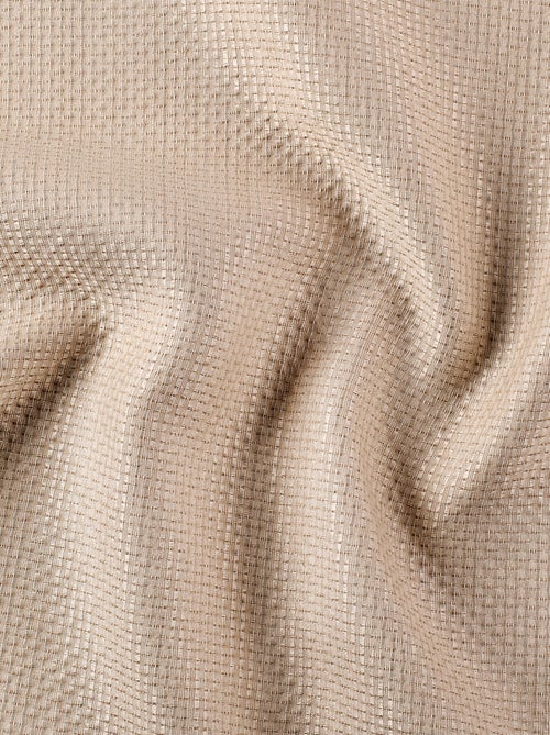 Rideau phonique coton et chanvre tressage naturel - Kiabi