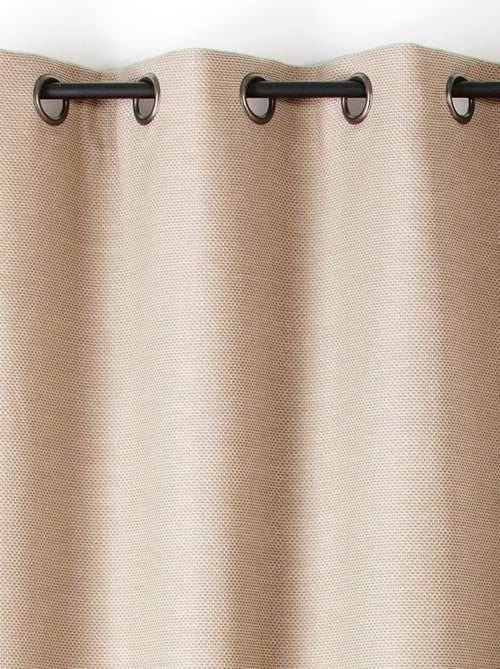 Rideau phonique coton et chanvre tressage naturel - Kiabi