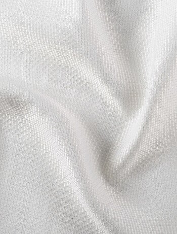 Rideau phonique coton et chanvre tressage naturel