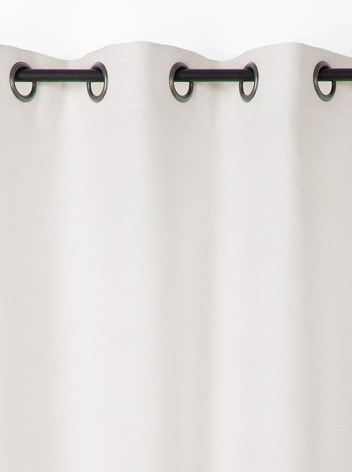 Rideau phonique coton et chanvre tressage naturel - Kiabi