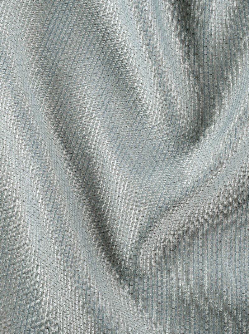 Rideau phonique coton et chanvre tressage naturel Bleu - Kiabi