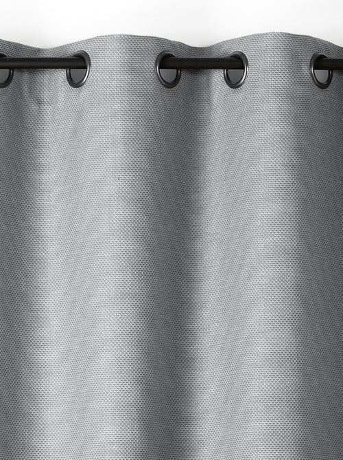 Rideau phonique coton et chanvre tressage naturel - Kiabi