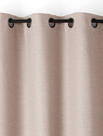 Rideau phonique coton et chanvre tressage naturel