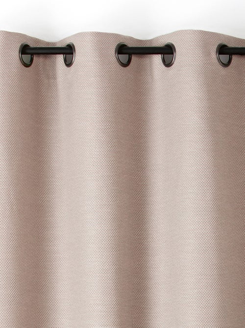 Rideau phonique coton et chanvre tressage naturel - Kiabi