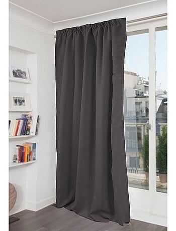 Rideau Phonique Occultant et Thermique "MOONDREAM" galon fronceur