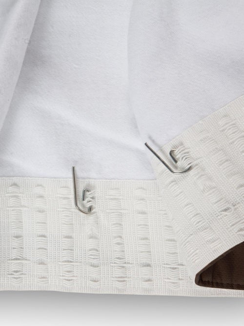 Rideau Phonique Occultant et Thermique "MOONDREAM" galon fronceur - Kiabi