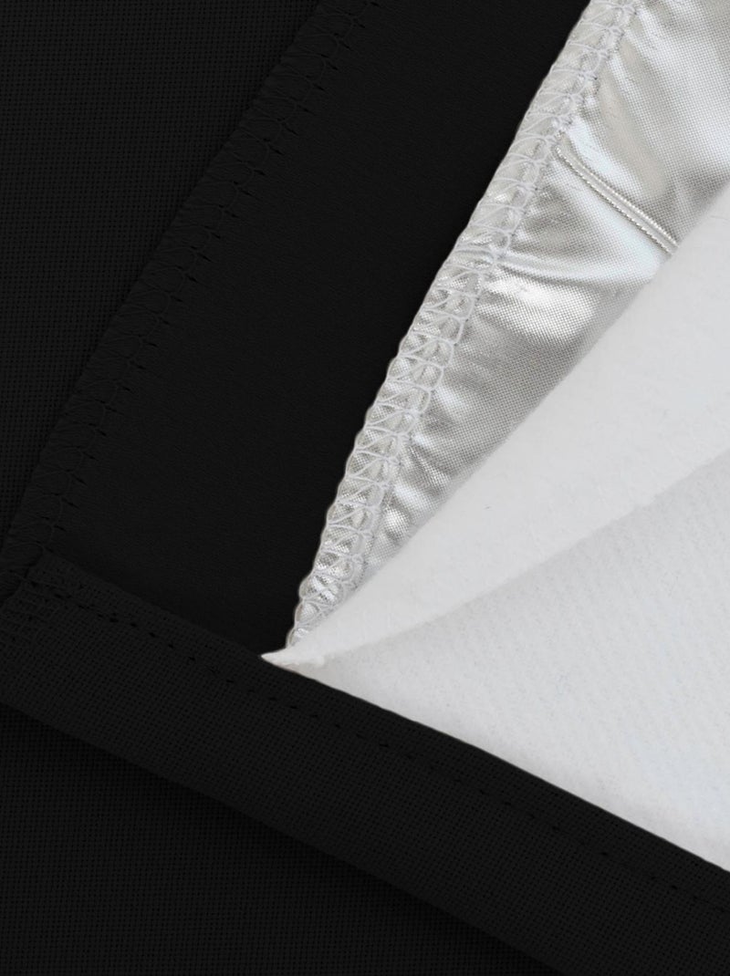 Rideau Phonique Occultant et Thermique "MOONDREAM" Noir - Kiabi