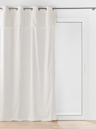 Rideau polaire doudou à œillets