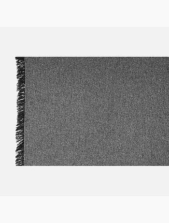 Rideau poly-laine avec franges sur les bords