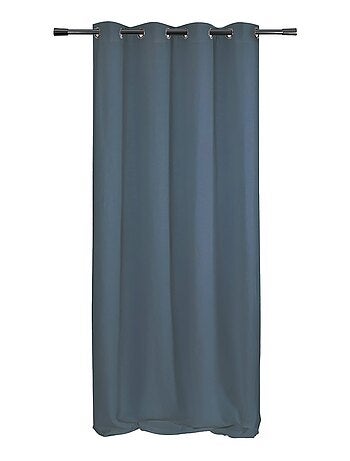 Rideau poly-lin à œillets