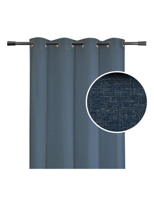 Rideau poly-lin à œillets - Kiabi