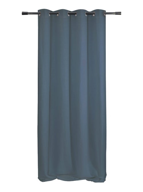 Rideau poly-lin à œillets - Kiabi