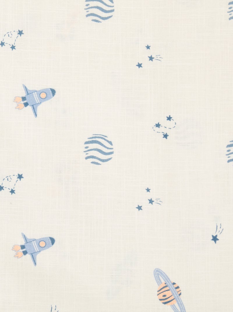 Rideau pour chambre d'enfant Ecru - Kiabi