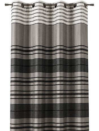 Rideau shantung rayure chenille