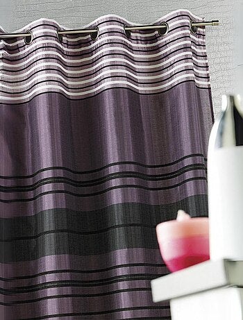 Rideau Shantung rayure chenille