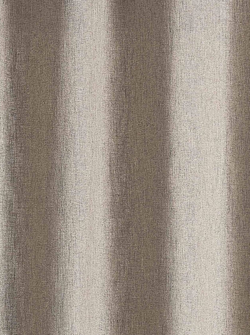 Rideau tamisant  -  - Effet tissé Beige clair - Kiabi