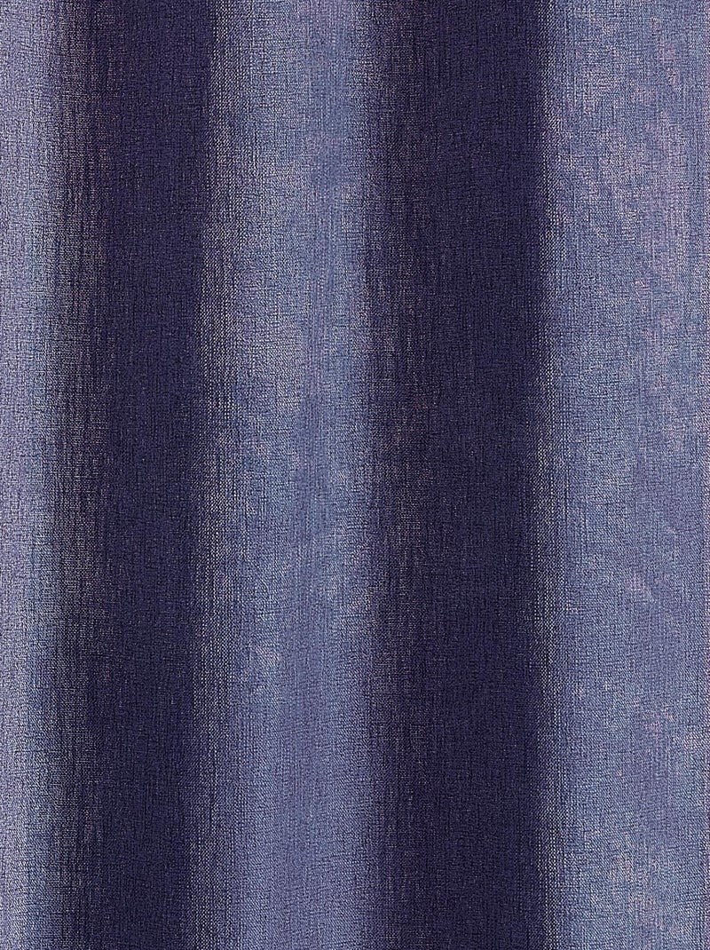 Rideau tamisant  -  - Effet tissé Bleu - Kiabi